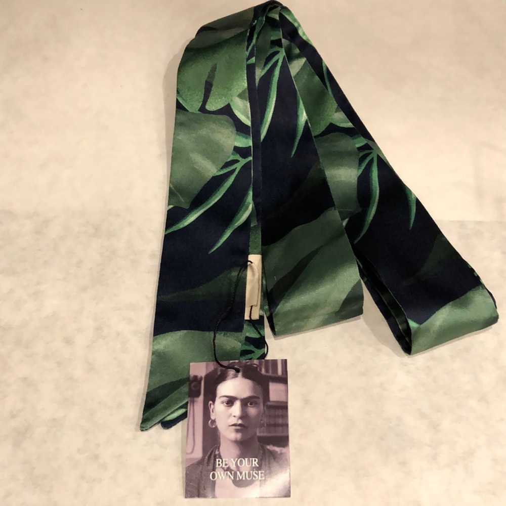 Wyeth by Todd Magill x Frida Kahlo Long Thin Tie Scarf